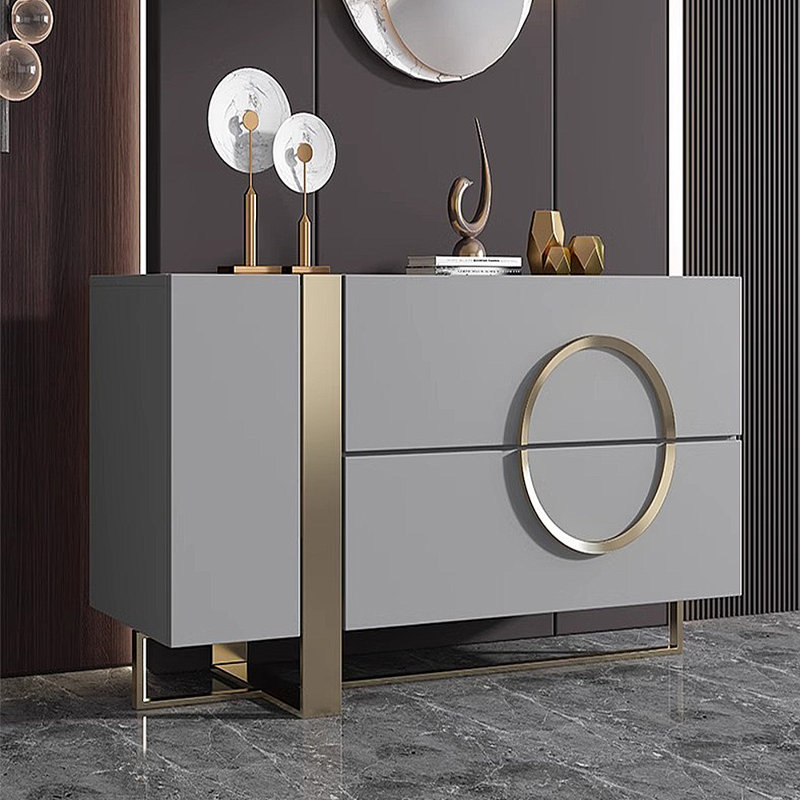 Buffet de rangement style italien de luxe, Gris