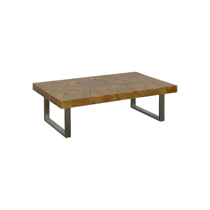 Teak Slice Coffee Table