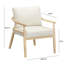 Fauteuil d'appoint en velours-261544419