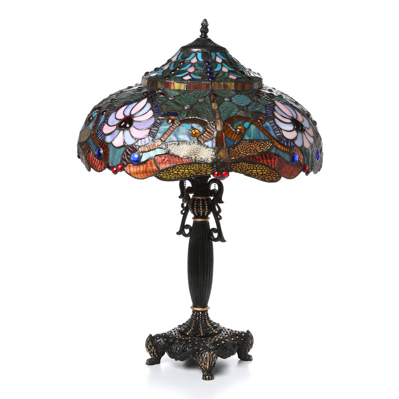 Lampe de table libellule 27 po Beley