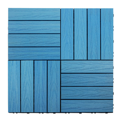 UltraShield Naturale 12'' L x 12'' W Composite Interlocking Deck Tile