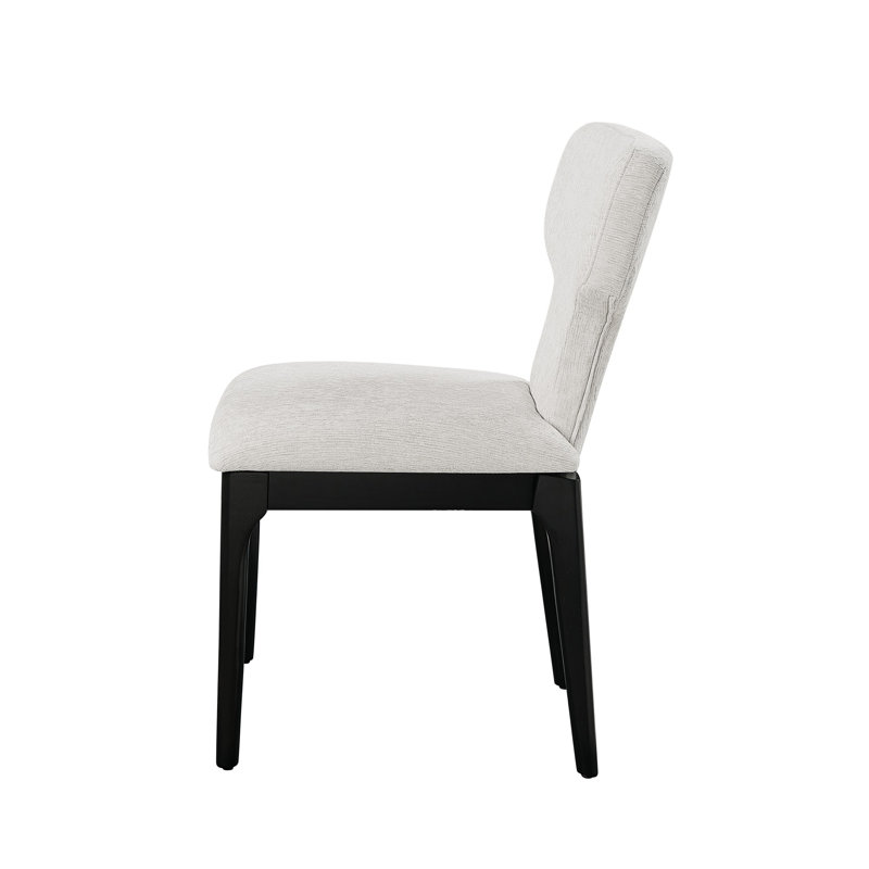 Chaises de salle à manger modernes, pour cuisine, salon, salle à manger, ensemble de 2, Black