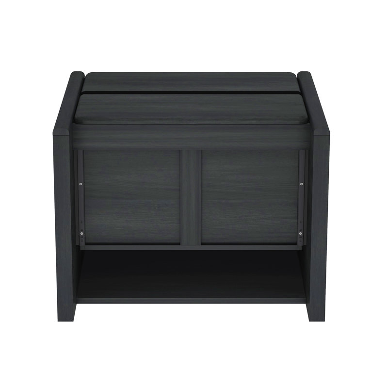 Table de chevet gris anthracite, Gris anthracite