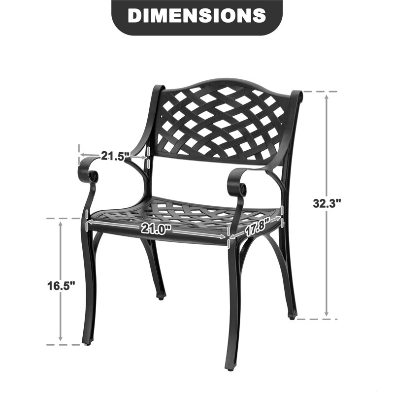 Chaise de bistro et de salle à manger Debuche