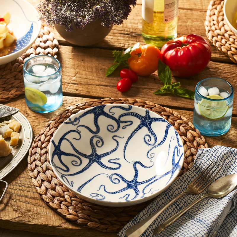 Starfish Porcelain Serving Bowl