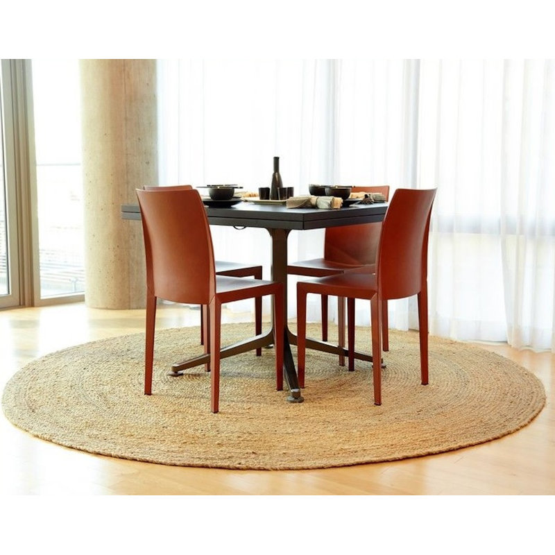 Garnes Geometric Hand Woven Area Rug, Round 150 x 150cm