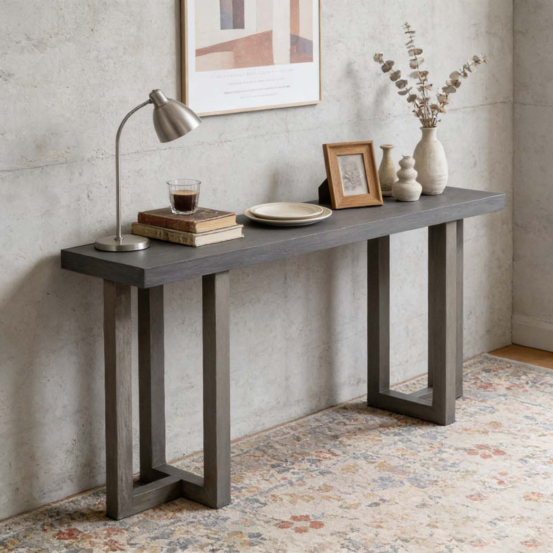 Console Table, Dark Grey,Light Grey
