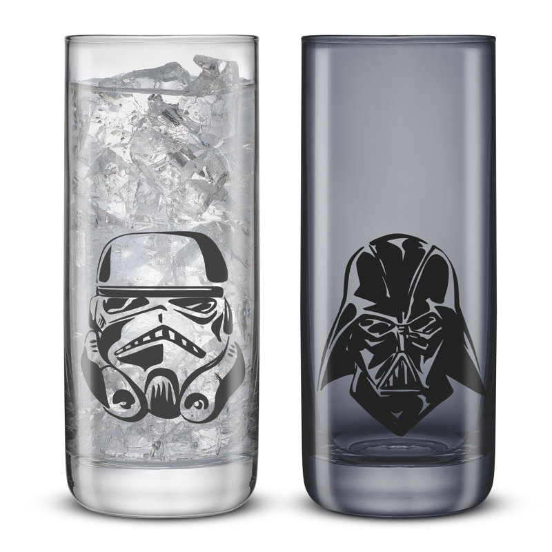 Verres hauts Star Wars Dark & Light, 14 oz (ensemble de 2)