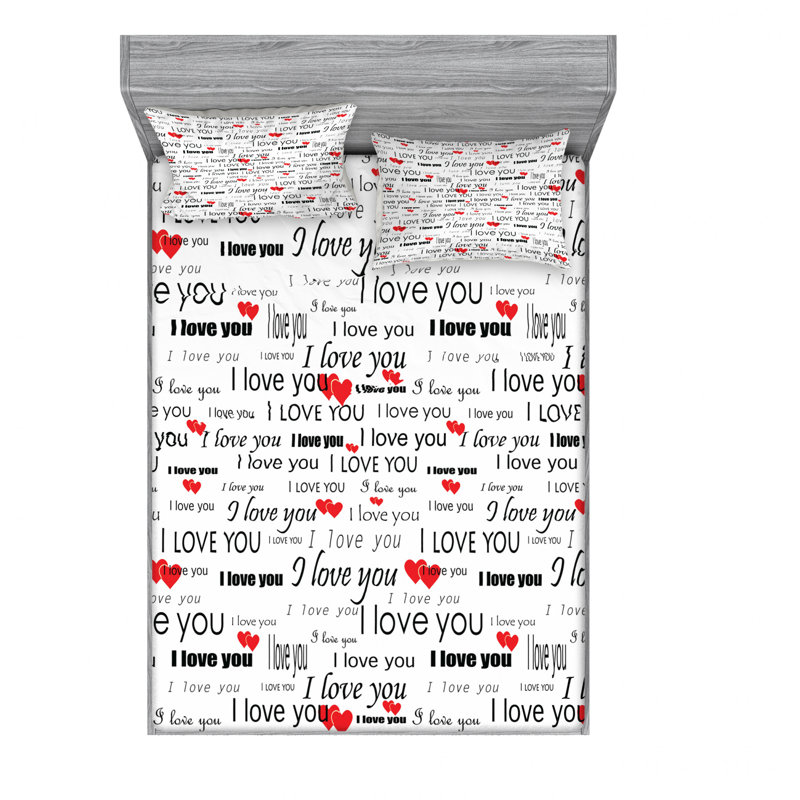 Microfiber Sheet Set, Full/Double Sheet Set with Fitted Sheet