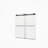 Frameless Double Sliding Shower Door,5/16" (8Mm) Thick SGCC Tempered Clear Glass,Double Side Easy Clean Coat-118574782