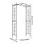230cm H x 110cm W Arched