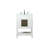 Krish 24'' Single Bathroom Vanity with Engineered Marble Top-115073503