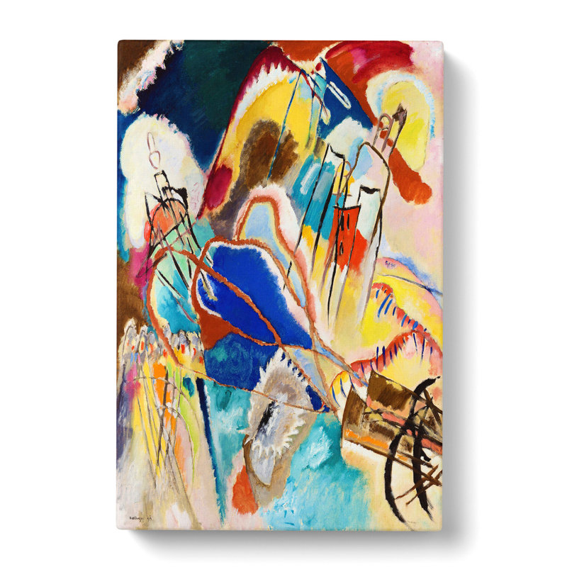 Improvisation No.30 by Wassily Kandinsky - Wrapped Canvas Painting, 76cm H x 50cm W x 3cm D