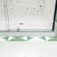 Porte de douche en verre 56-60 "x H 71" Piovt