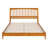 Ambie Low Profile Solid Wood Slatted Spindle Sleigh Bed-51407719-51407720