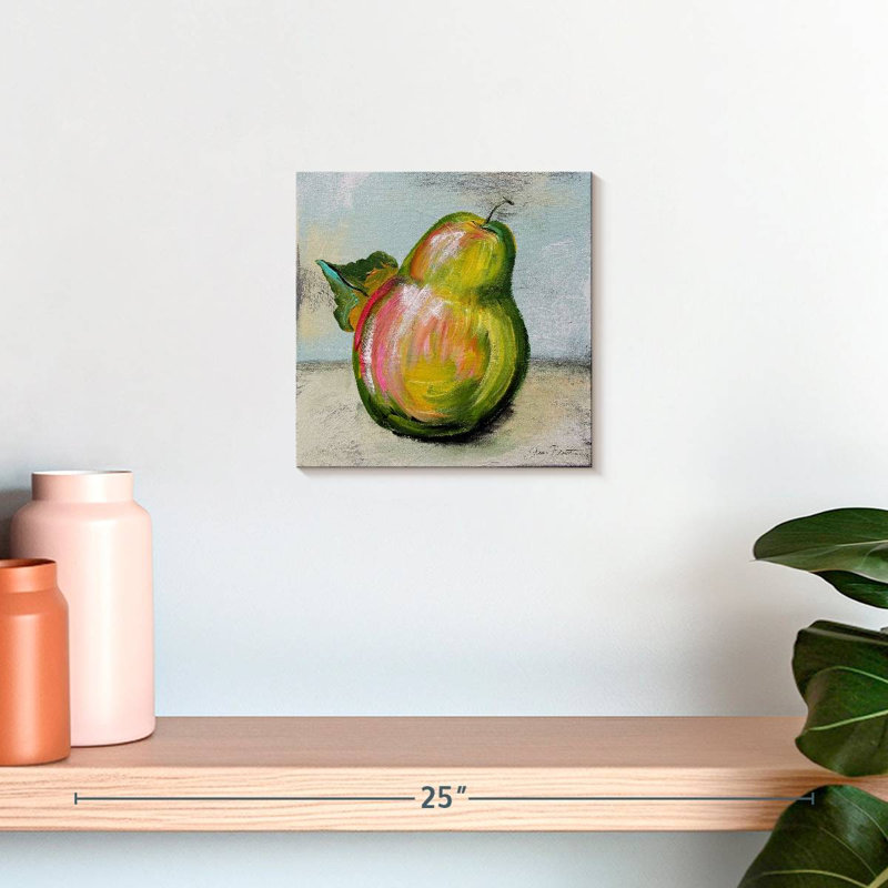 Yarlin - fruit de cuisine abstrait IV, H 10 po x l 10 po