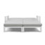 Double chaise longue d'extérieur en métal Hoyt-632828217-621279427