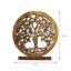 Sculpture en bois Travilah Tree of Life, symbole de l'harmonie et de l'unité pour la maison et les décorations de Noël-1923047235