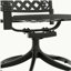 7-Piece All-Weather Cast Aluminum Dining Set, Include 6 Swivel Chairs and Rectangular Table With Black Frame (same sku:W1710S00454)