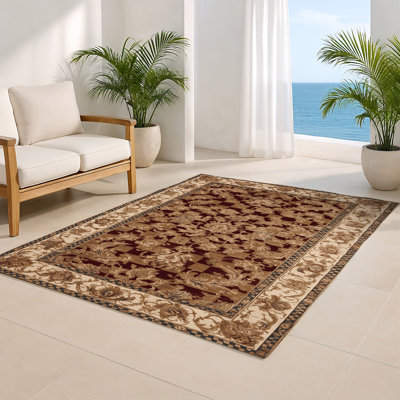 Tapis d'intérieur et d'extérieur brun français