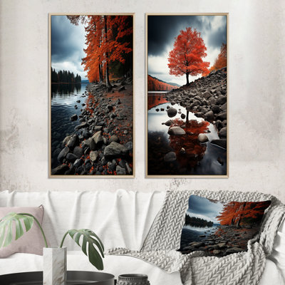 «Canada Autumn Tranquility», 2 pièces sur toile