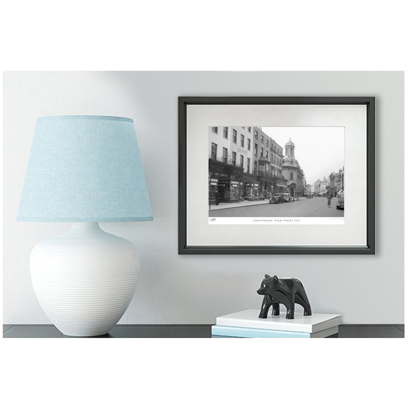 Cheltenham, High Street 1937 by Francis Frith - Single Picture Frame Print, 60cm H x 80cm W x 2.3cm D