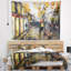 Paysage urbain city en tapisserie d'ombre jaune-28505289