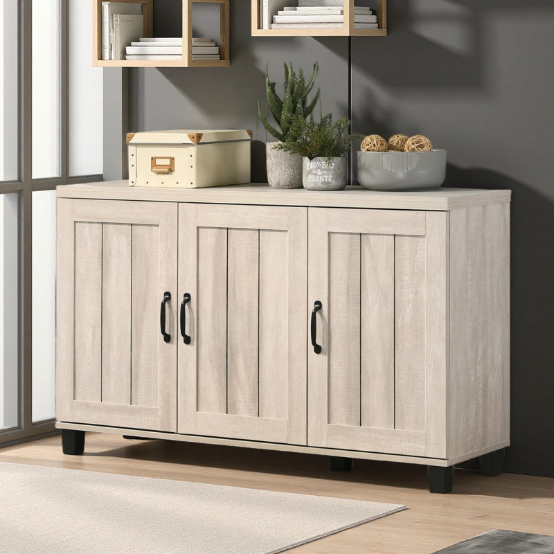 45" Finish 3-Door Shoe Cabinet
