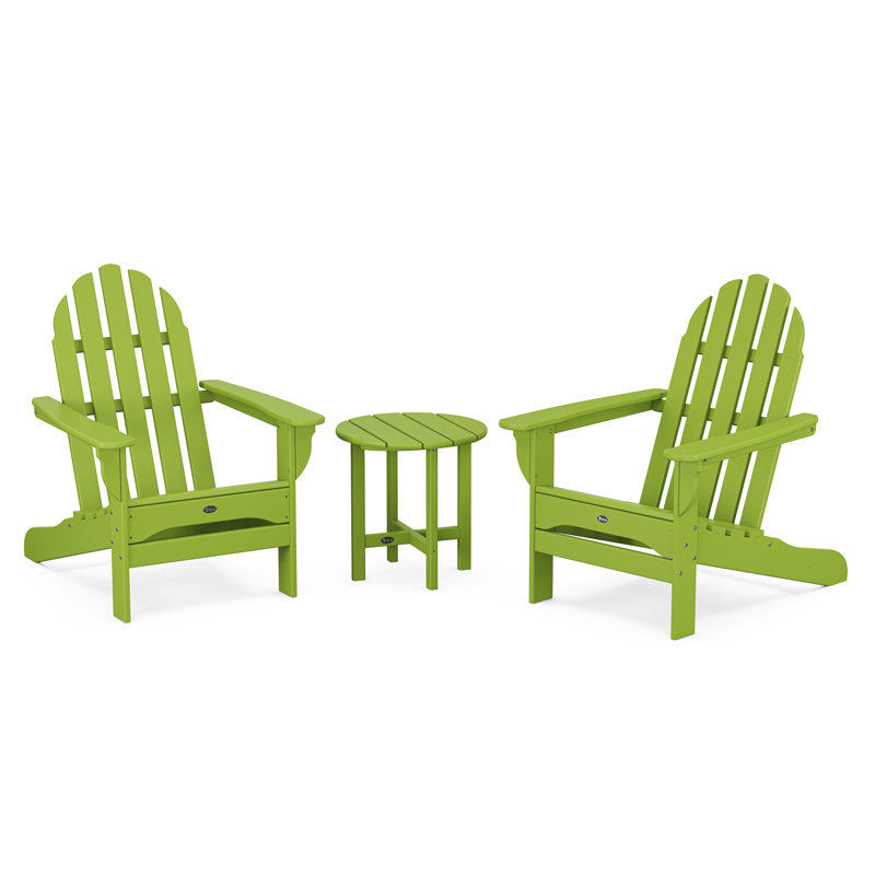 Ensemble Adirondack POLYWOOD 3 pièces Cape Cod, Limette