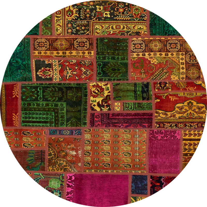 Tapis abstrait moderne 5650, Rond 4 pi