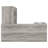 Tona Grey Driftwood 3-Drawer L-Shape Desk