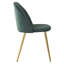 Heavener Modern Velvet Dining Chairs - Ergonomic Upholstered Curved Back with Solid Wooden Legs - Side Chair for Kitchen Living Room Dining Room-944257787-1006860832