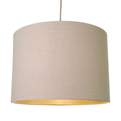 30cm Linen Drum Lamp Shade