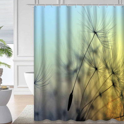 Rideau de douche Golden Sunset Dandelion