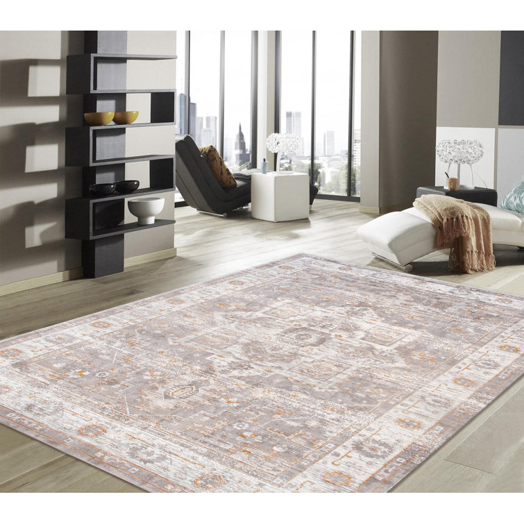Tapis argenté / ivoire Turkish Heritage