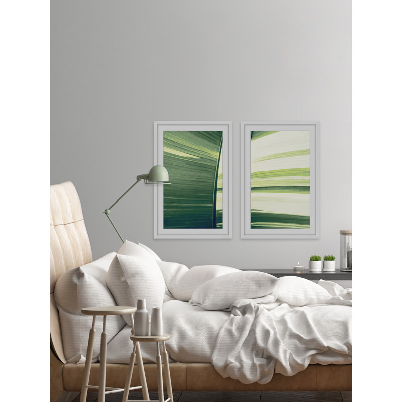 « santa monica diptych »-cadre photo, impression sur papier, H 36 po x l 24 po x L 1,5 po, Cadre blanc