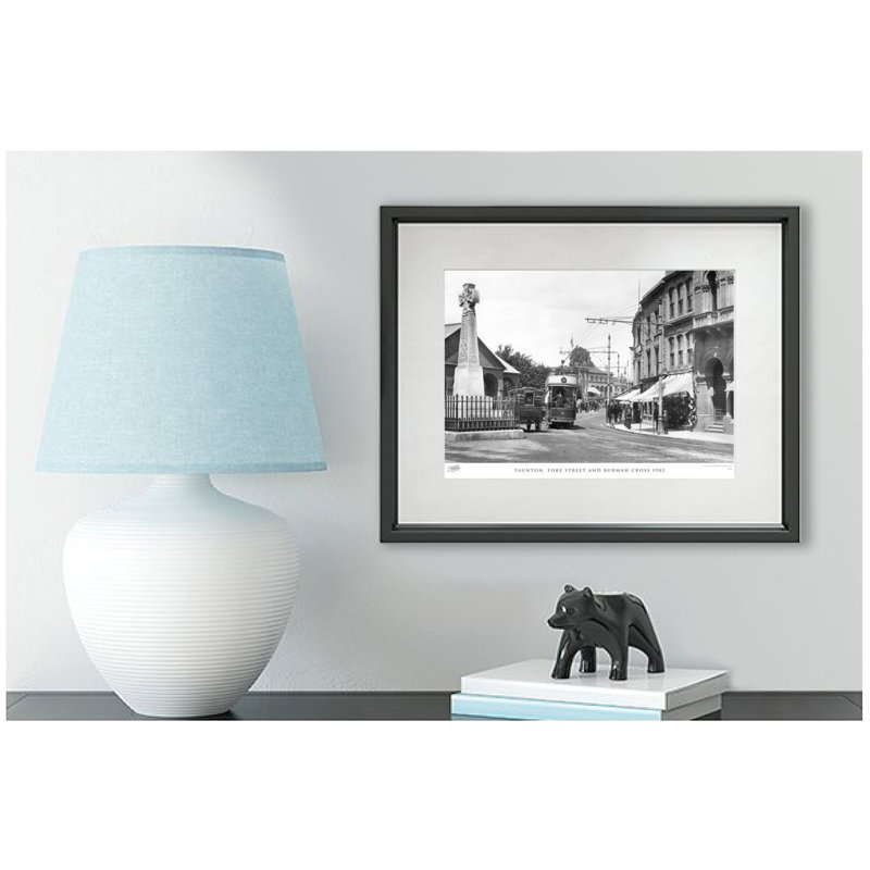 Taunton, Fore Street And Burmah Cross 1902 - Single Picture Frame Print, 60cm H x 80cm W x 2.3cm D