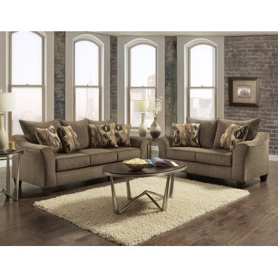 Rabelais 2 Piece Living Room Set