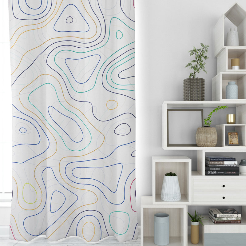 Semi Sheer Curtain Single Panel