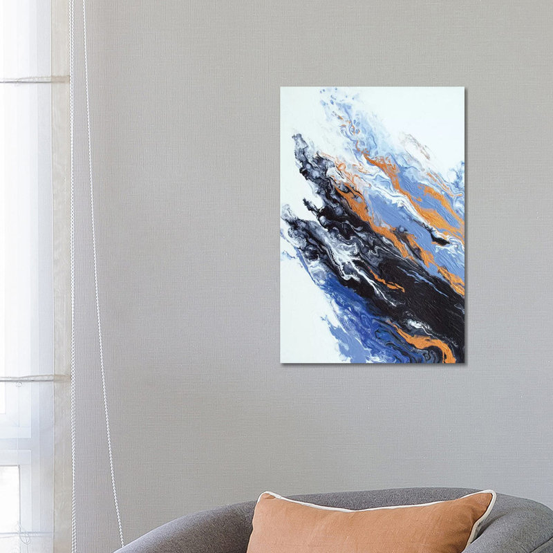 Composure par Spell rebond Fine Art - impression d'art graphique, H 26 po x l 18 po x 1,5 po, Pas de tapis, Toile tendue