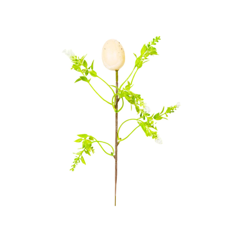 Décorations de Pâques, branche d'œuf en mousse, œufs et plantes, décorations de fêtes, E