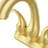 4-Inch Centerset Double Handle Bathroom Faucet with Drain Assembly-123039007