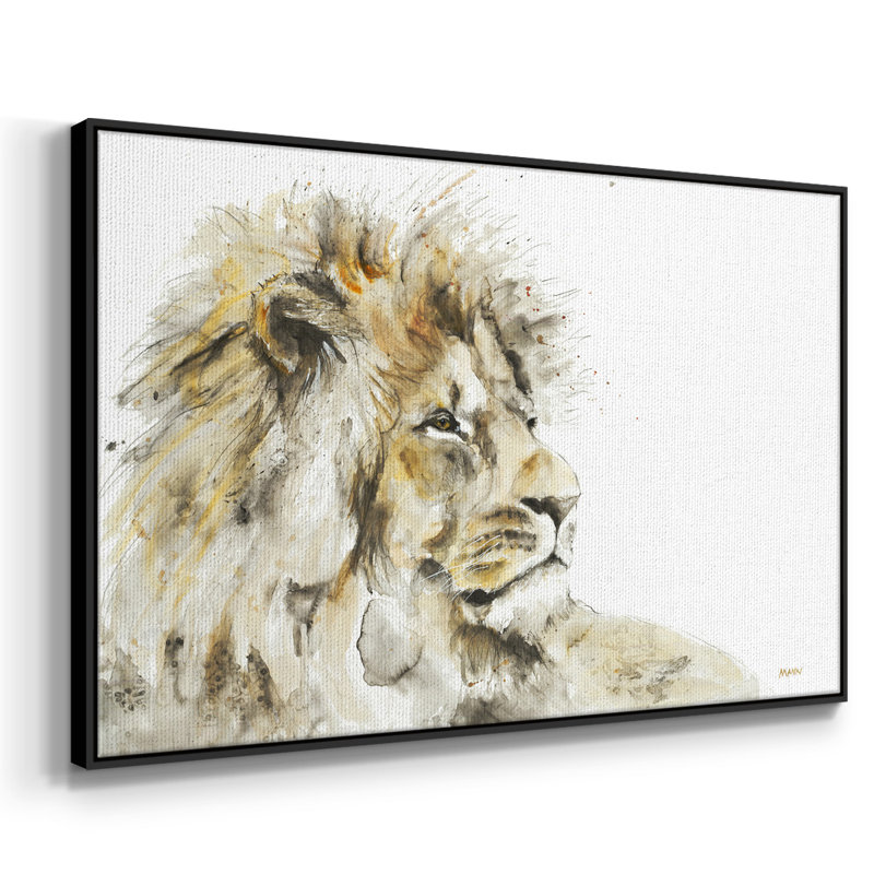 " Savannah I ", 27" H x 41" W x 2" D, Black Floater Framed Canvas
