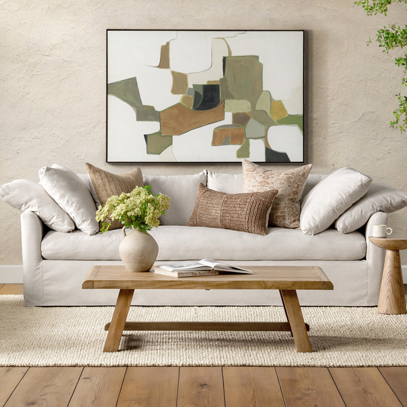 Valen 55" Coffee Table Sand Washed