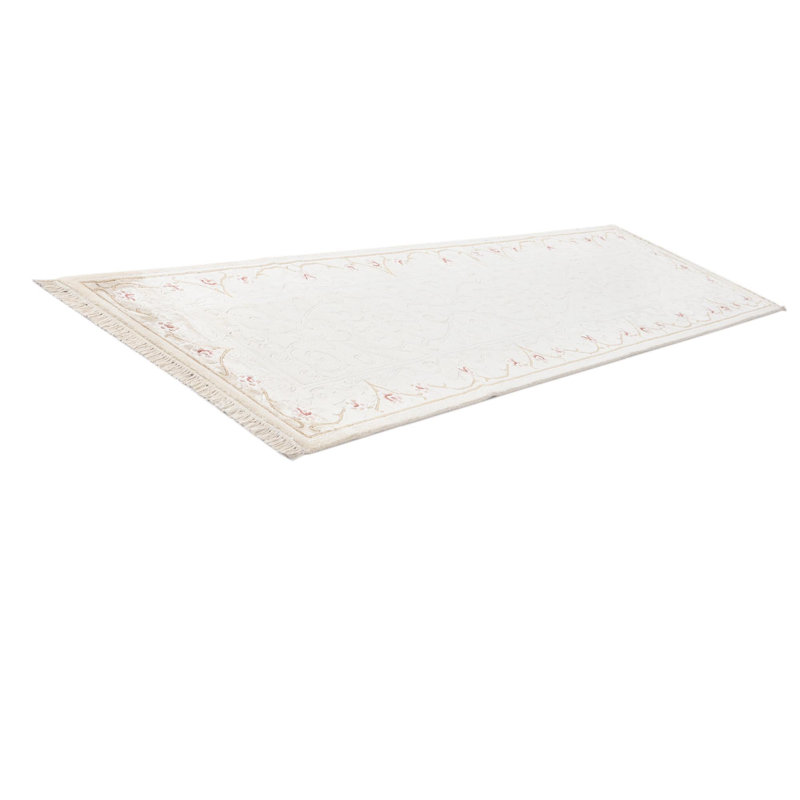 Tapis de couloir ivoire