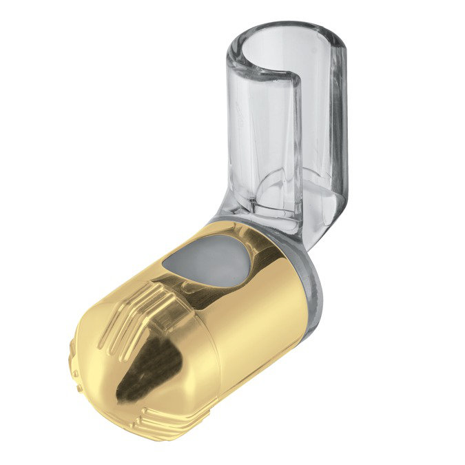 Wallbar Slider, Polished Brass