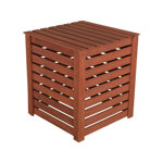 89.7 Gallons Wood Outdoor Stationary Composter