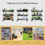 Nekole Metal Bar Cart