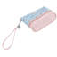 Pochette Peanuts SNOOPY Bowtie avec sangle amovible, breloque Snoopy Bowtie, trousse de maquillage doublée en polyester