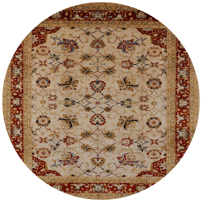 Swening Oriental Indoor Rug, Round 5'